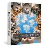 Cat Cat Watching Jigsaw Puzzle 1000 Pieces